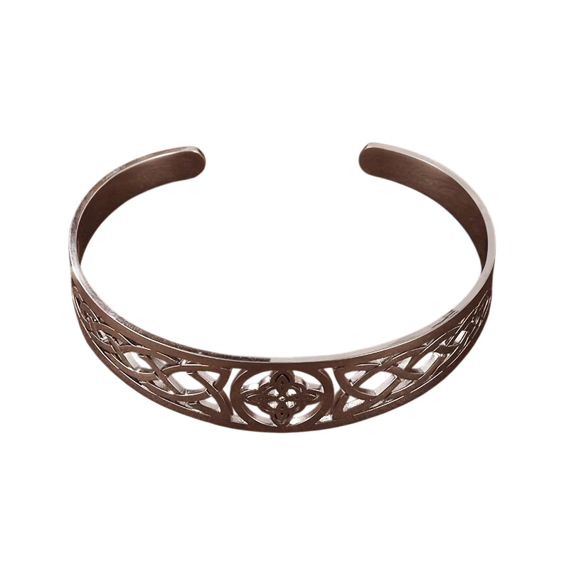 RVS Dames Armband met Sierlijk bewerkt Design - Afbeelding 2